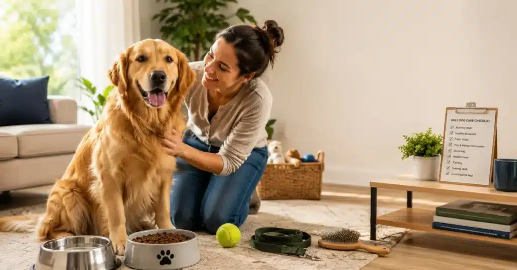 daily dog care routine