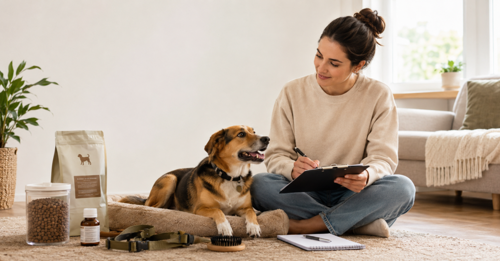 Monthly Dog Care Checklist