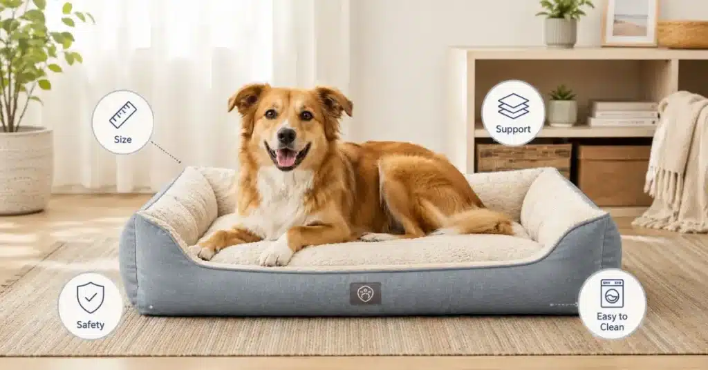 how to choose a dog bed