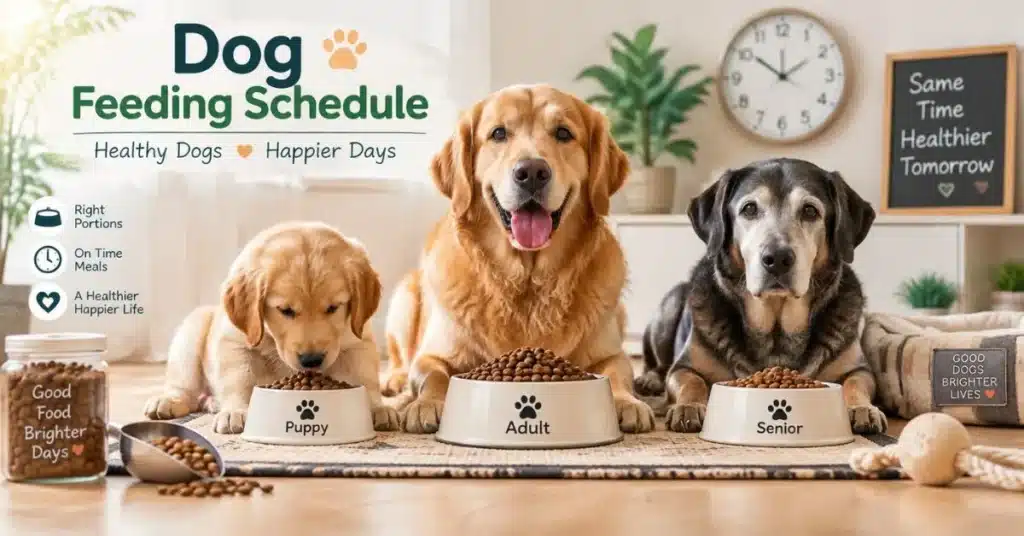dog feeding schedule