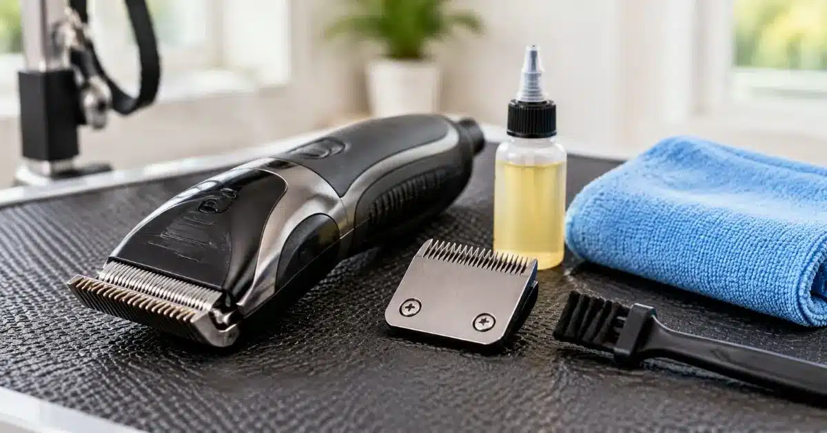 how to clean dog clippers